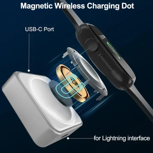 Chargeur rapide magnétique sans fil pour Apple Watch – Image 2